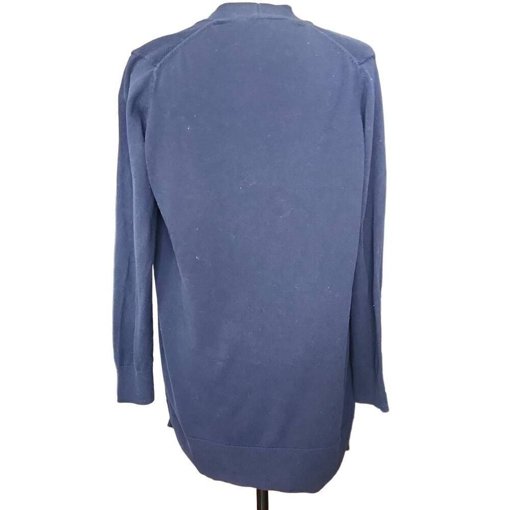 GAP Ladies Size Small Navy Cotton Cardigan - Picture 3 of 6
